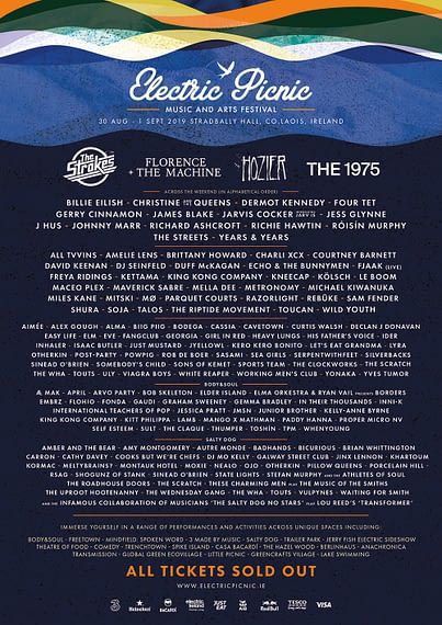 Electric Picnic 2019 Line Up 