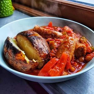 Sausage and Bean Casserole Recipe OFlynns Gourmet Sausage Company
