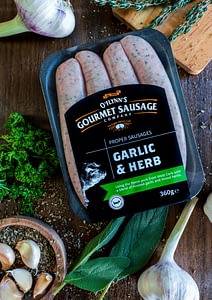 Garlic & Herb O Flynns Sasuages